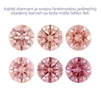 Lab-grown IGI 0.34ct VS2 Fancy Intense Brownish Pink Round diamant LG618488916