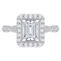 Zásnubný prsteň s emerald diamantom Beulah