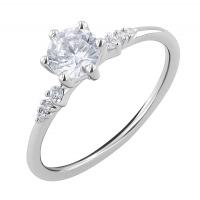 Zásnubný prsteň s diamantmi Janyne