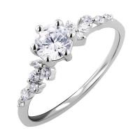 Zásnubný prsteň s lab-grown diamantmi Londie