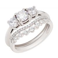 Set prsteňov s možnosťou výberu diamantu Colin