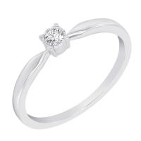Elegantný prsteň s lab-grown diamantom Socorro