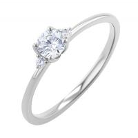 Zásnubný prsteň s lab-grown diamantmi Sim