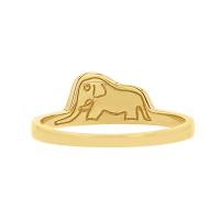 Strieborný prsteň so skrytým slonom Malý princ